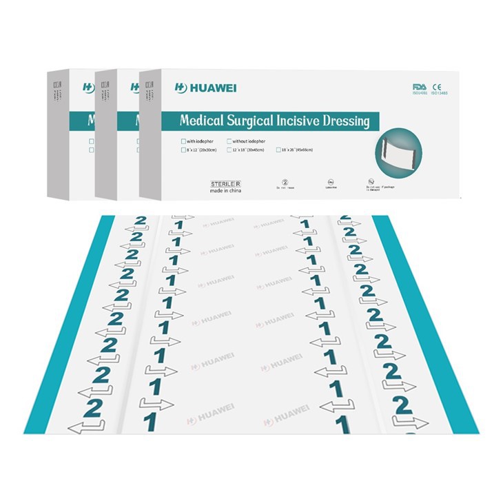 Huawei Antimicrobial Incise Dressings 30*30cm Transparent NPWT Incise Drape For Surgery